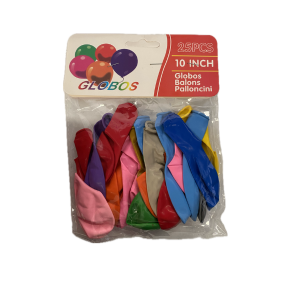 10" Party Balloons 25pcs