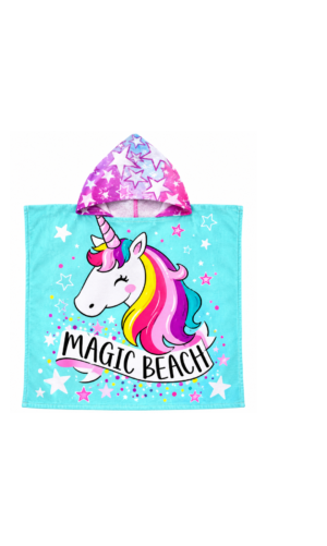 Hooded Towel Unicorn 60x120cm