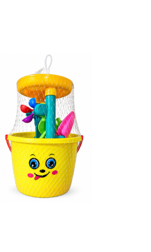 Alternative view of Smiley Face Beach Sand Set