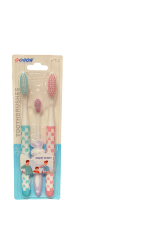 Toothbrush family pack- 3 pack
