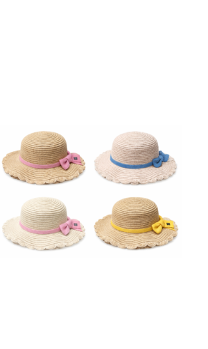 Alternative view of Girls beach hat with bow