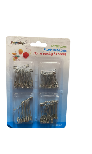 Safety pins- 4 sizes