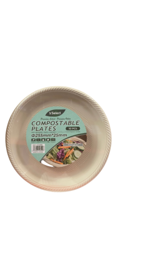 VSelect Premium Compostable Bowls 10pcs- 225mm*25mm