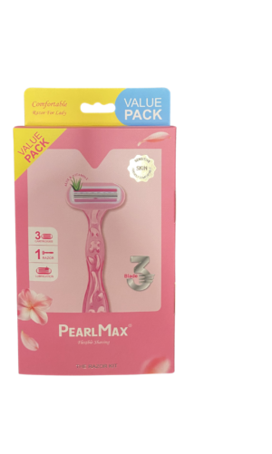 Pearl Max women's razor+ 2 blades refill
