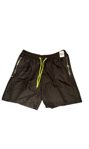 Plain Black Beach Shorts