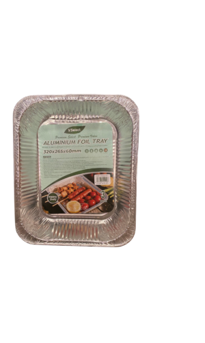 VSelect Heavy Duty Aluminum Foil Tray Pack of 3 trays- Large