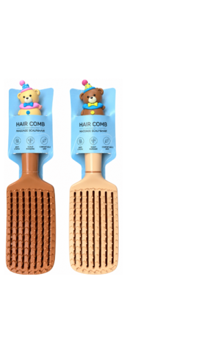 Hair brushes- bear shaped figures