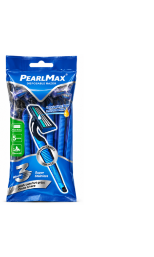 PearlMax- 5 razors for men with a triple-blade system
