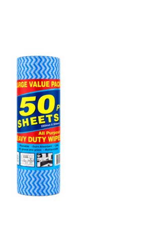 Heavy Duty Wipes 50 Sheets