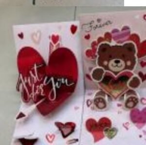 3D gift card Valentine