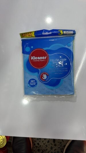 Kleaner duster cellulose sponge 3 pieces 18x20cm