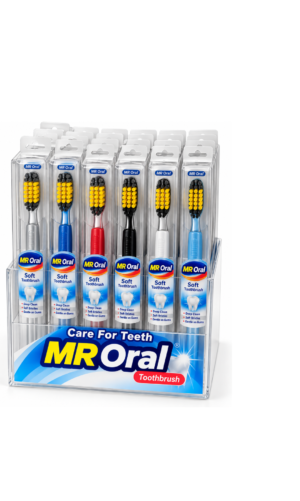 Mr oral toothbrush medium box of 24 pieces