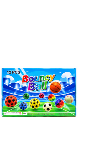 Small bouncing ball box of 12