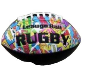 Decorated Leather Rugby ball big size
