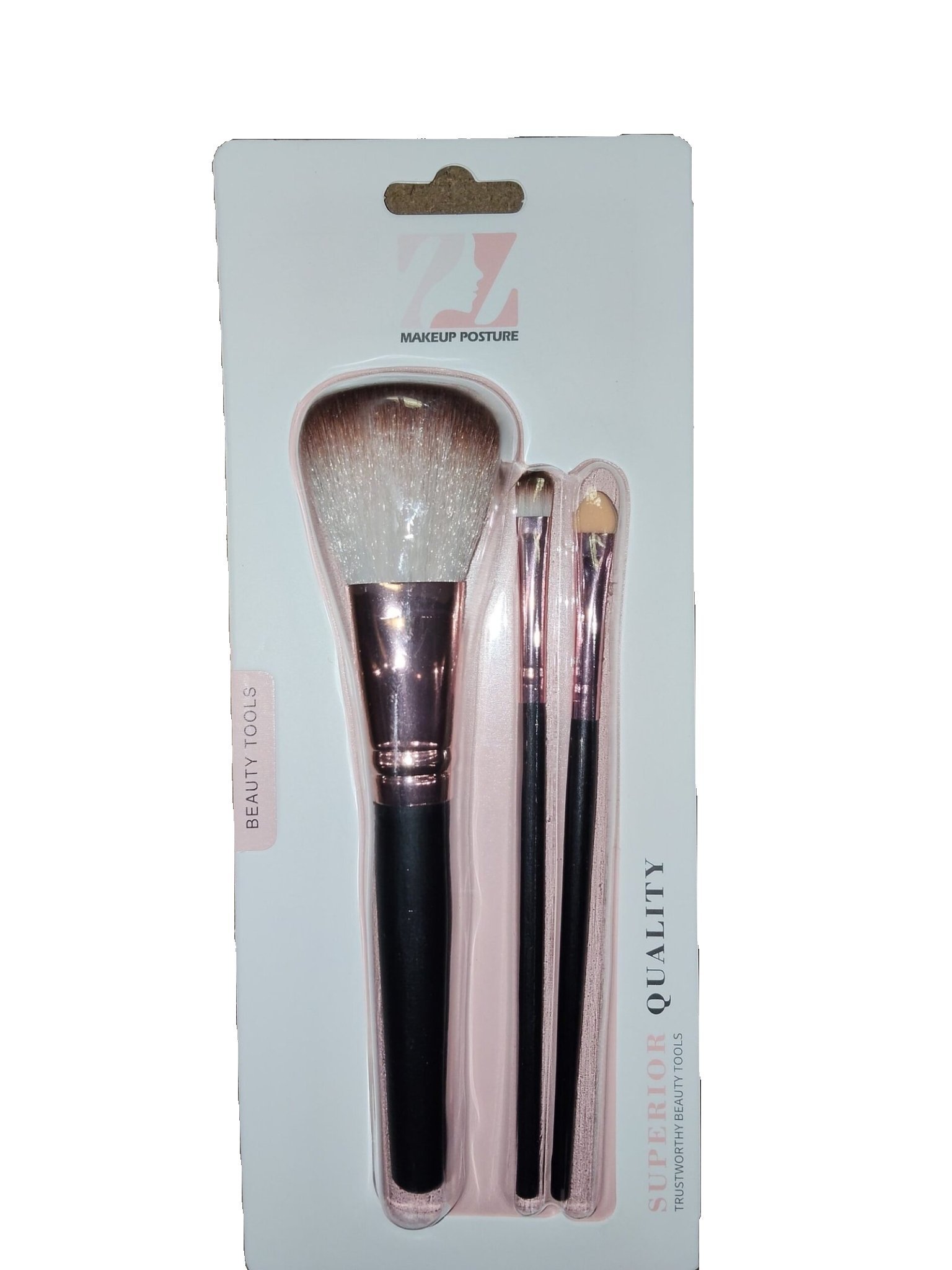 Quality packed set of makeup brushes