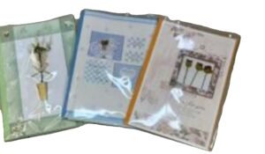 Gift cards with preserved flowers