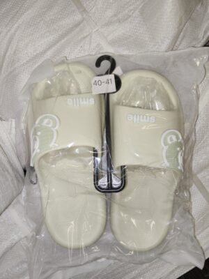 Smile comphy women slippers ponk and pistachio colour