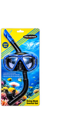Mask & Snorkel Set- Ocean Eyes adult size
