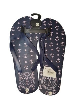 Thongs Italiana porto cervo for women navy blue and pink