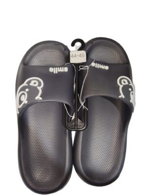 Smile comphy men slippers black and white