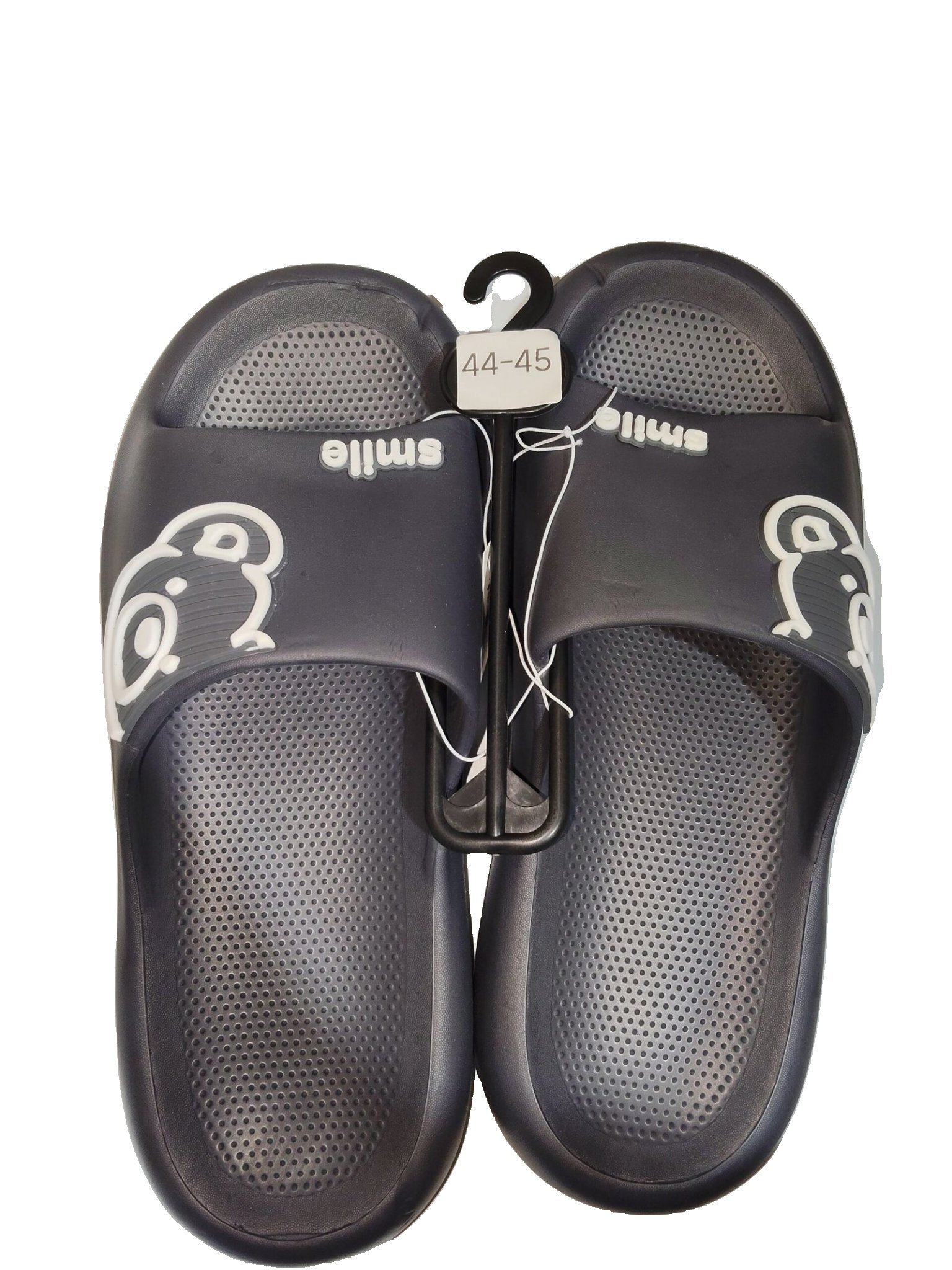 Smile comphy men slippers black and white